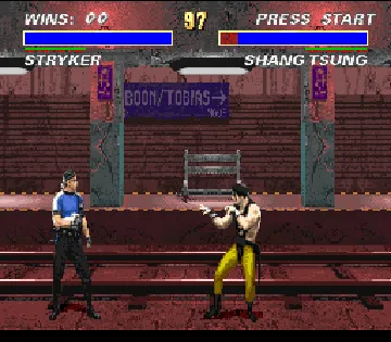 Mortal Kombat 3 (Europe) (Beta) screen shot game playing